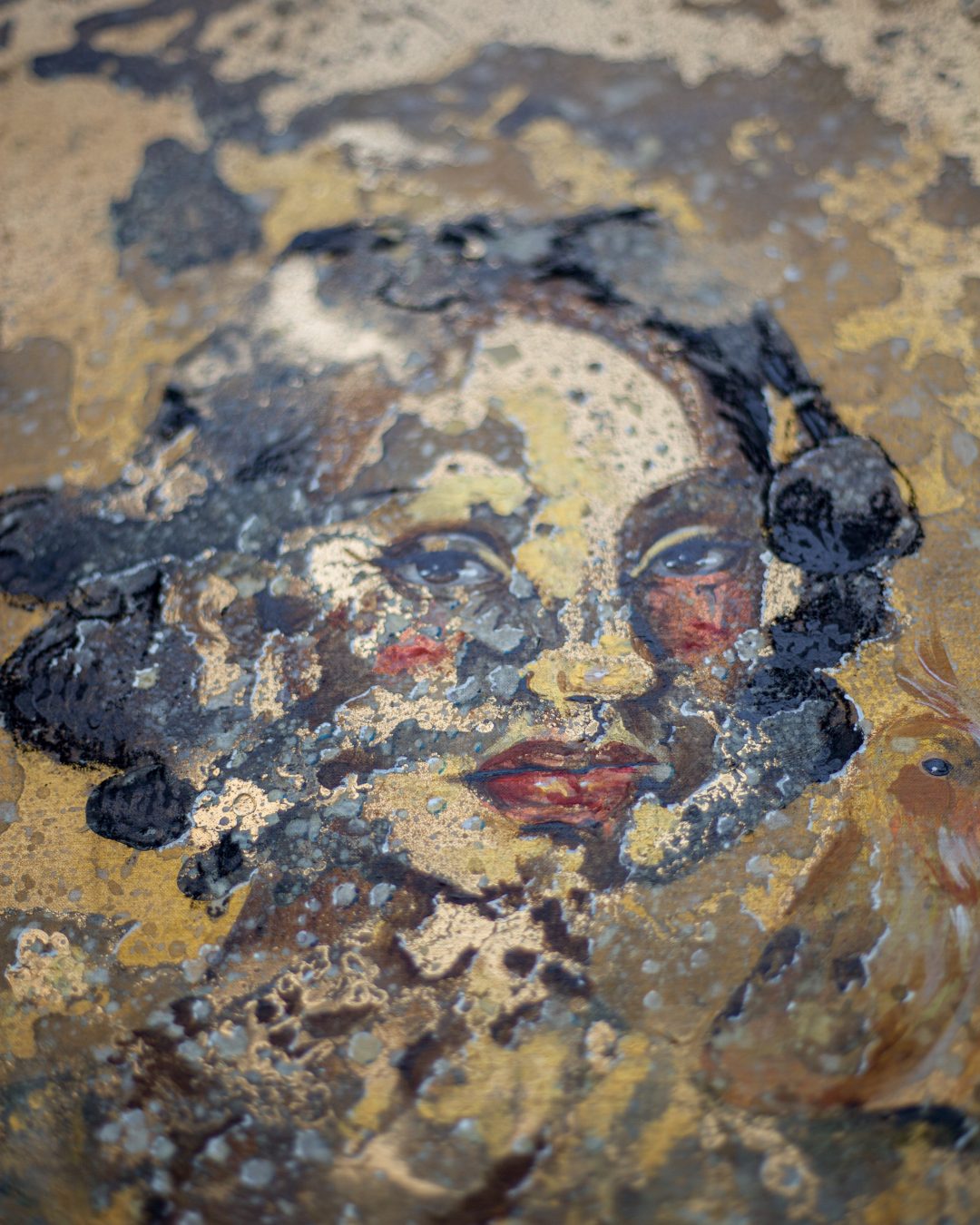 HERITIERE DU MONDE ( détail )