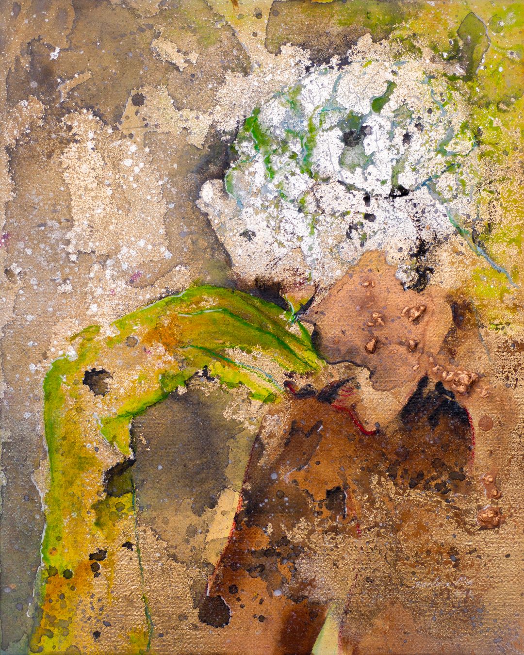 LE TOURBILLON / 2024 / 40 cm × 33 cm / Acryliques et pastels secs sur toile