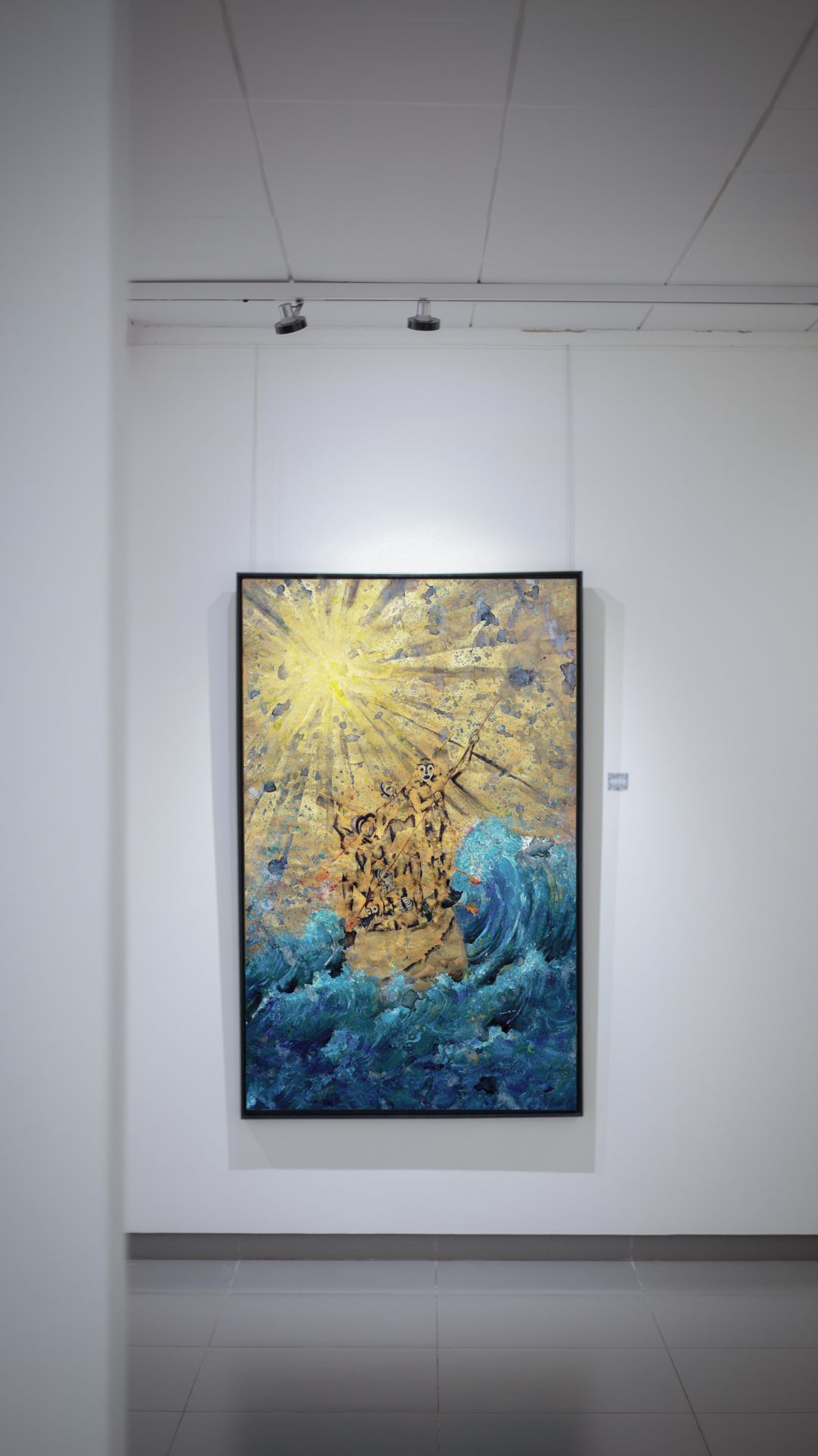 NAUFRAGE CULTUREL / 2023 / 160 cm × 100 cm / Acryliques sur toile